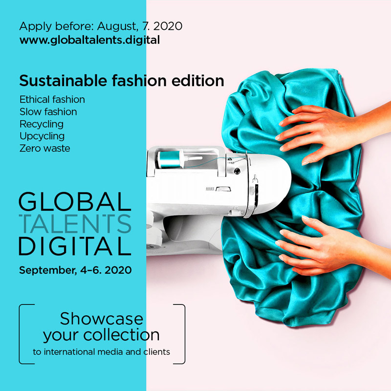 Global Talents Digital is looking for sustainable emerging designers from all over the world