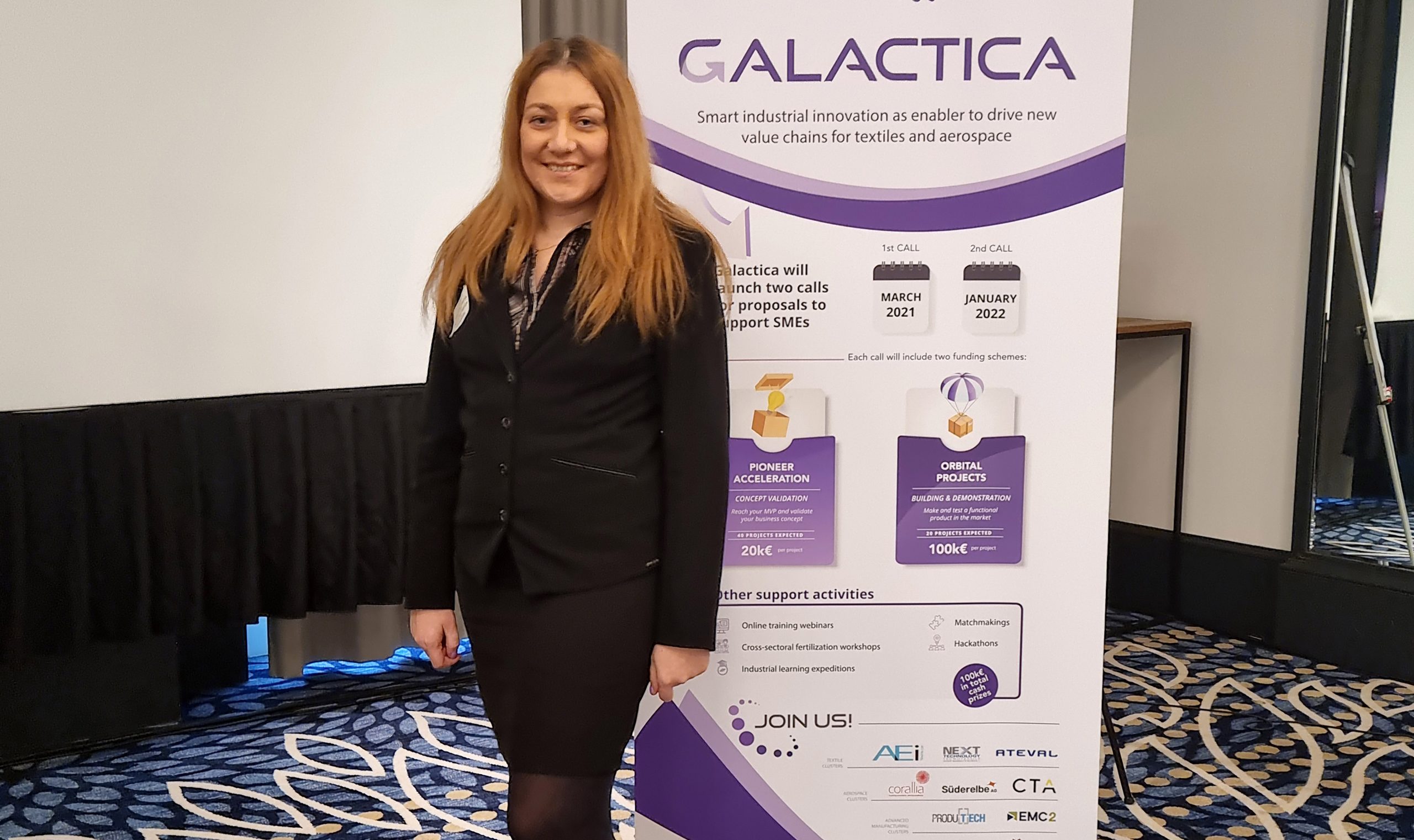 Силвия Кабаиванова участва в бизнес2бизнес среща по проект GALACTICA в Брюксел