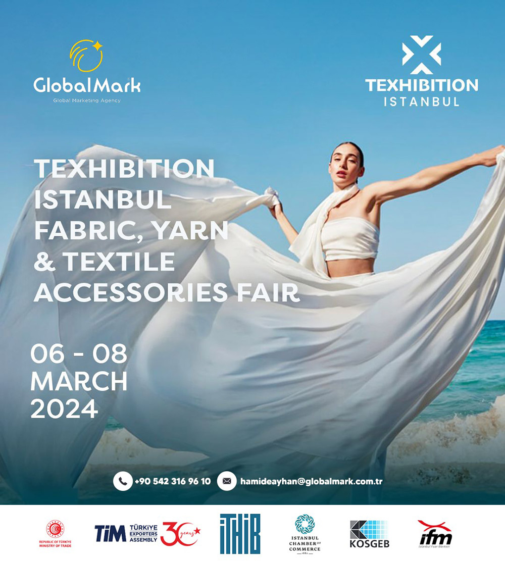Посетете Texhibition Istanbul Fabric, Yarn and Textile Accessories Fair